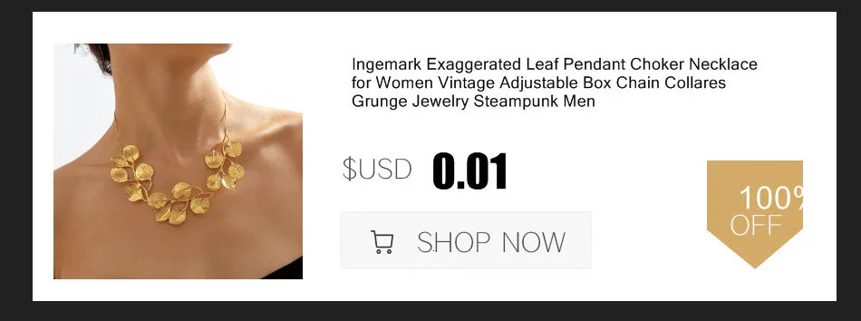 Ingemark Gothic Layered Big Ball Pendant Choker Necklace Women Punk Chunky Thick Box Clavicle Chain Grunge Jewelry Steampunk Men